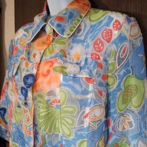 Erin London blouse blazer